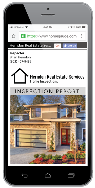 Home Inspection With HomeGauge CRL Digital Report